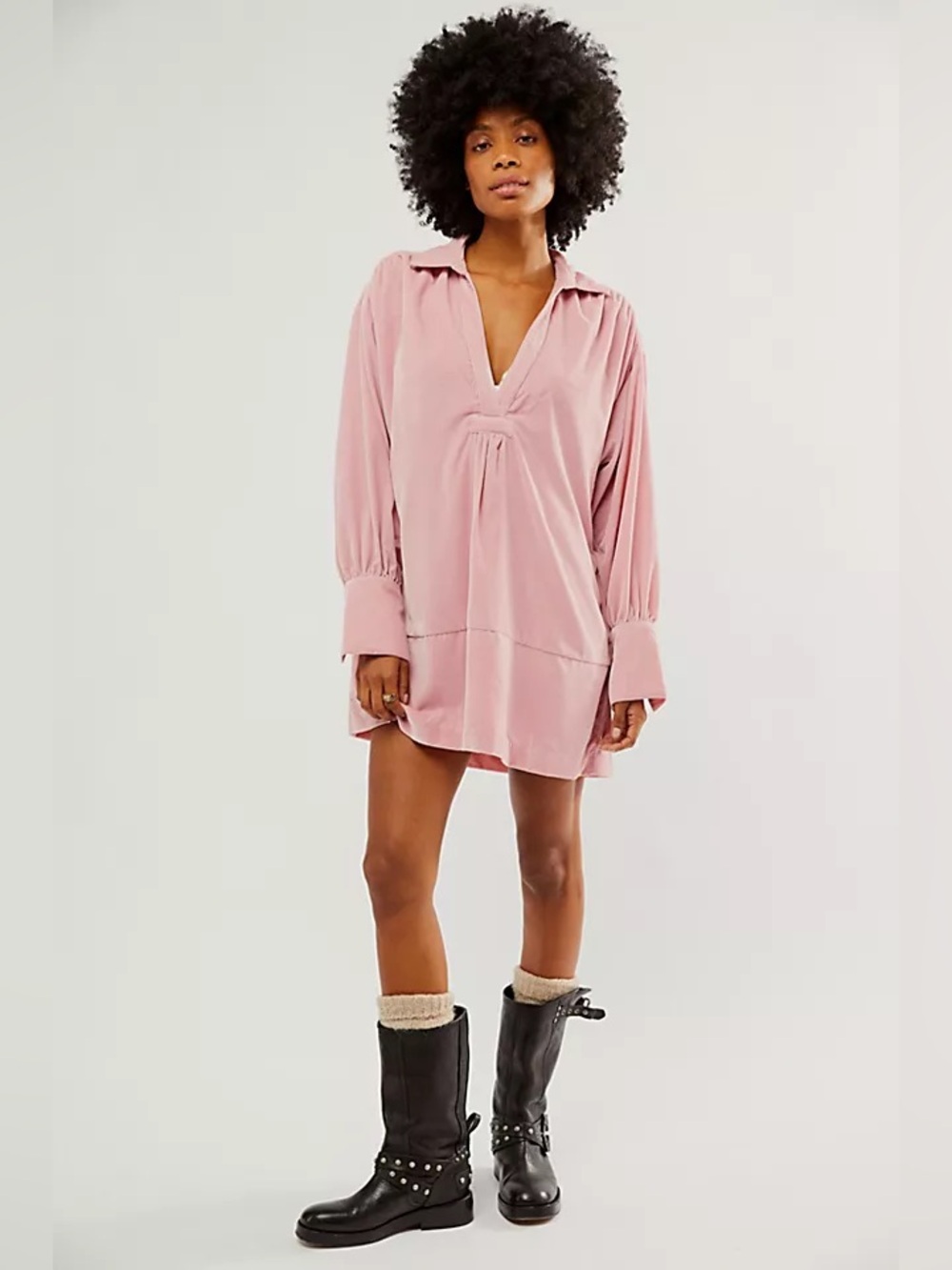 Free People Tessa Mini Dress Velvet